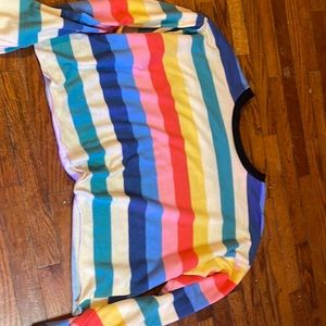 This was originally a full shirt and my sister cropped it it just Isn’t my style